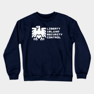 liberty island security control Crewneck Sweatshirt